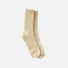 Cotton Blend Ragg Crew