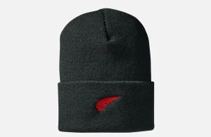 Wing Logo Knit Beanie Hat